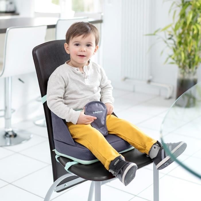 Babymoov Rehausseur Up & Go pour Chaise - Grey - Chaise haute