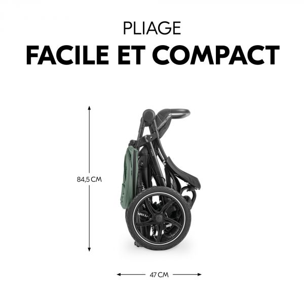 Poussette 3 roues Runner 3 Jungle Green