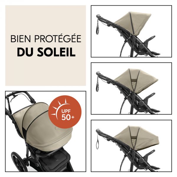 Poussette 3 roues Runner 3 Olive