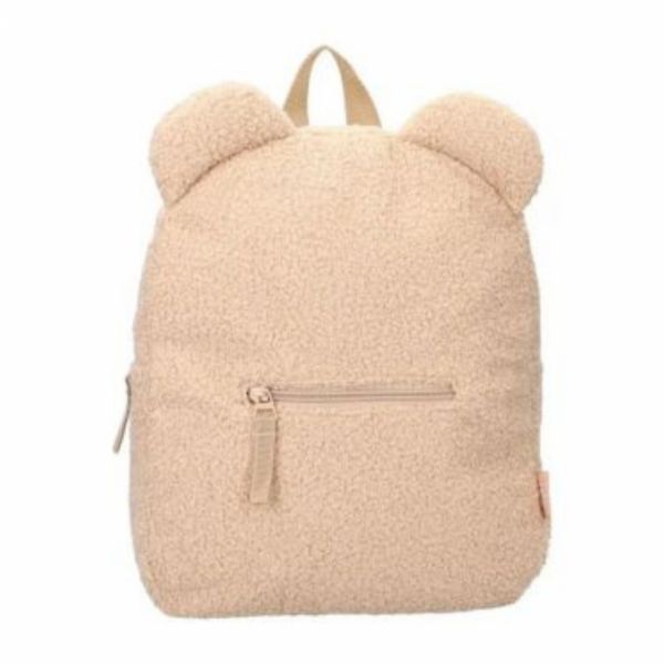 Sac à dos enfant Ourson Bouclette Beige