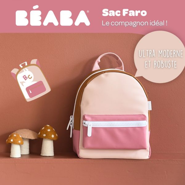 Sac à dos enfant Faro Dusty rose