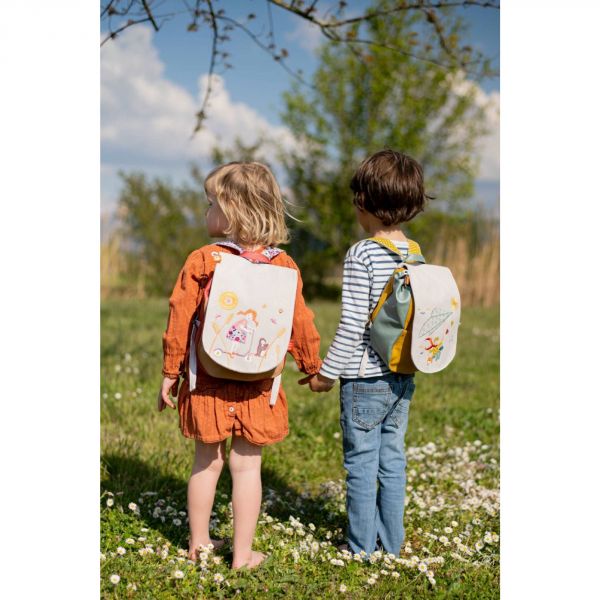 Sac à dos enfant La Fille et la trottinette