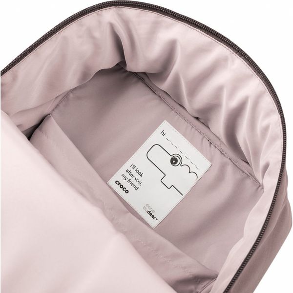 Sac à dos matelassé enfant Croco Rose