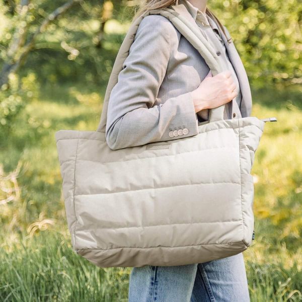 Sac à langer fourre-tout matelassé Sable