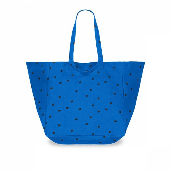 Sac cabas Elisa Coeur greek blue