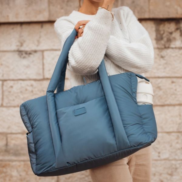 Sac à langer Paris Puffy bleu baltique