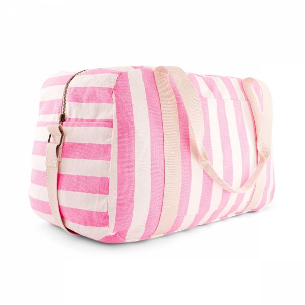 Sac à langer Raphael Rayé Néon Pink