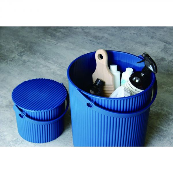 Panier de rangement seau Omni Outil 10 litres Bleu marine