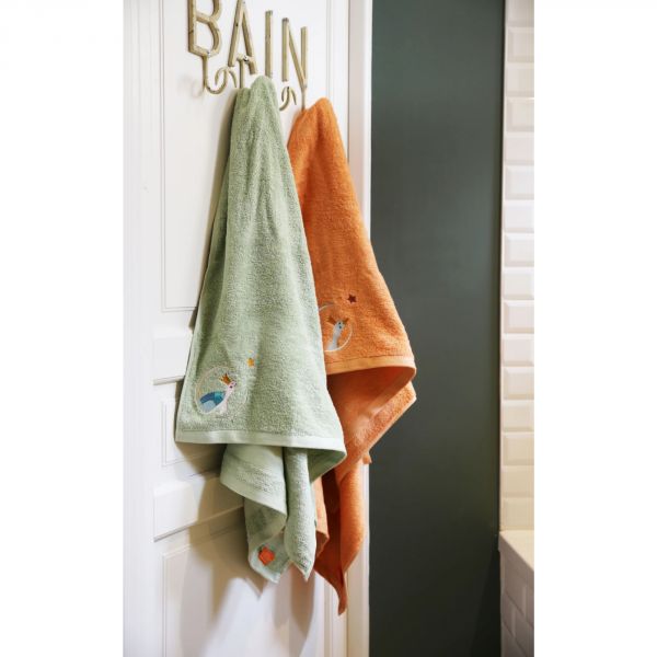 Serviette de bain 100x100 cm Sauvage Pêche personnalisable