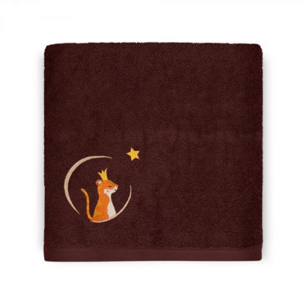 Serviette de bain 100x100 cm Chocolat personnalisable