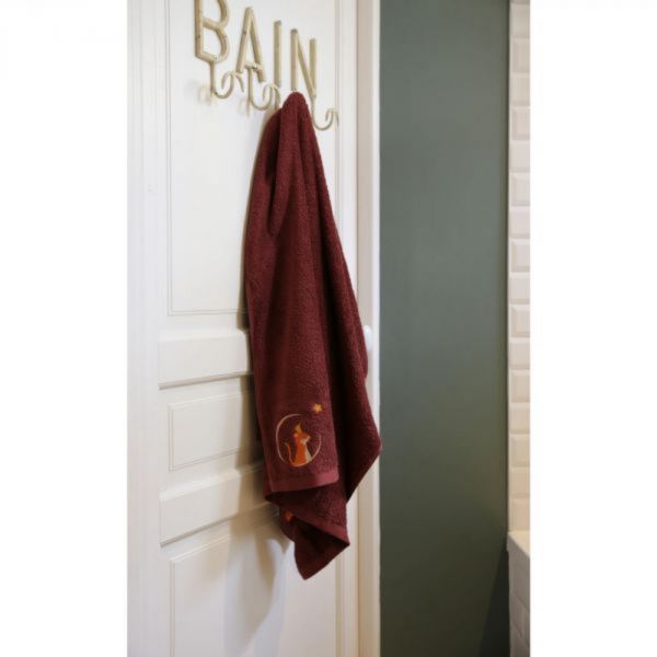 Serviette de bain 100x100 cm Chocolat personnalisable