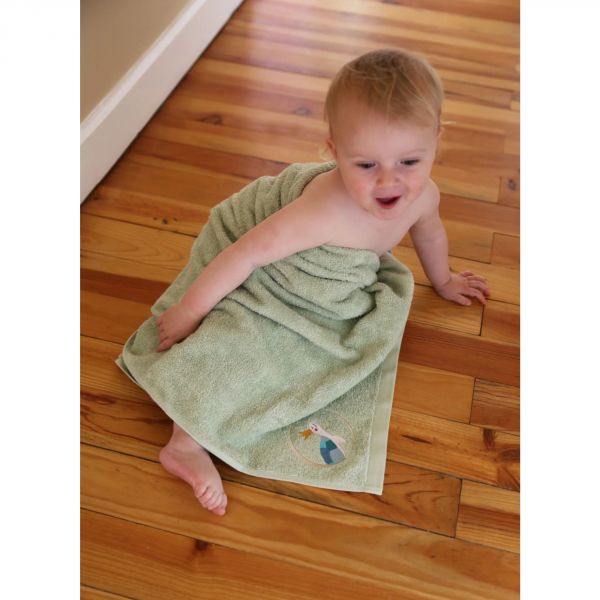 Serviette de bain 100x100 cm Tortue Menthalo personnalisable