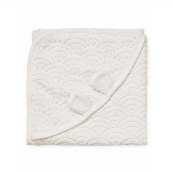 Serviette de bain bébé Blanc Cassé