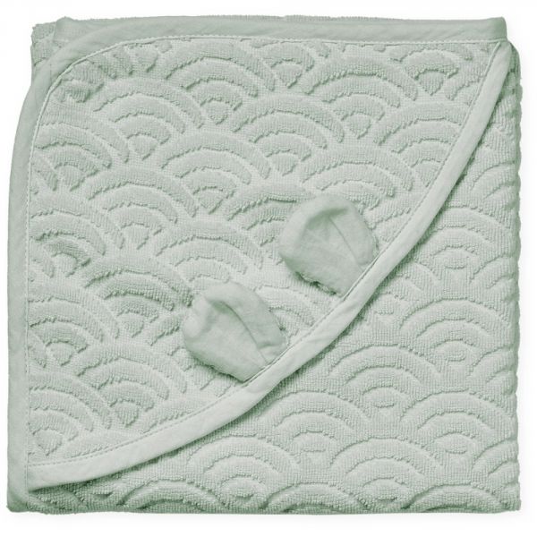 Serviette de bain bébé Vert