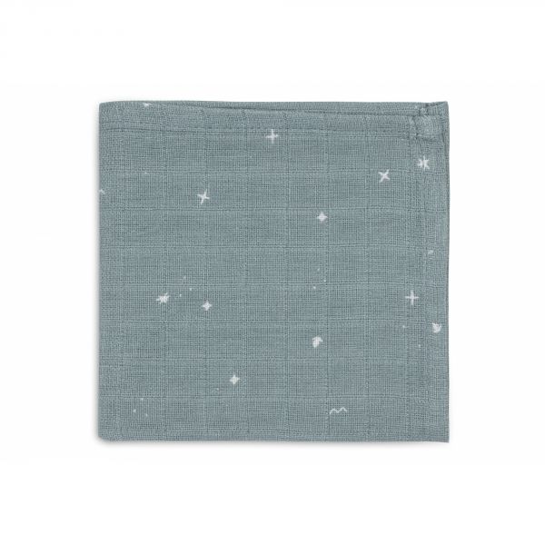 Lot de 3 langes 31 x 31 cm Twinkling Sea Green