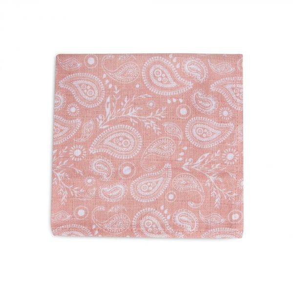 Lot de 2 langes gaze de coton Paisley Halo Rosewwod