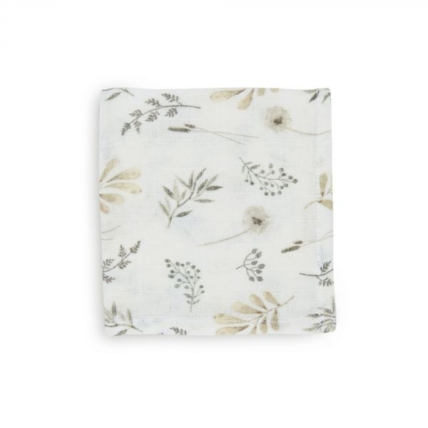 Lot de 3 langes en coton 31 x 31 cm Wild Flowers