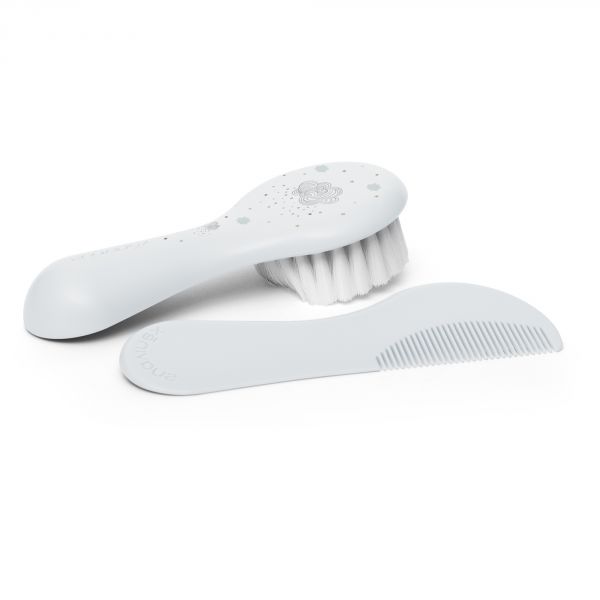 Brosse et peigne bébé Hygge Baby bleu