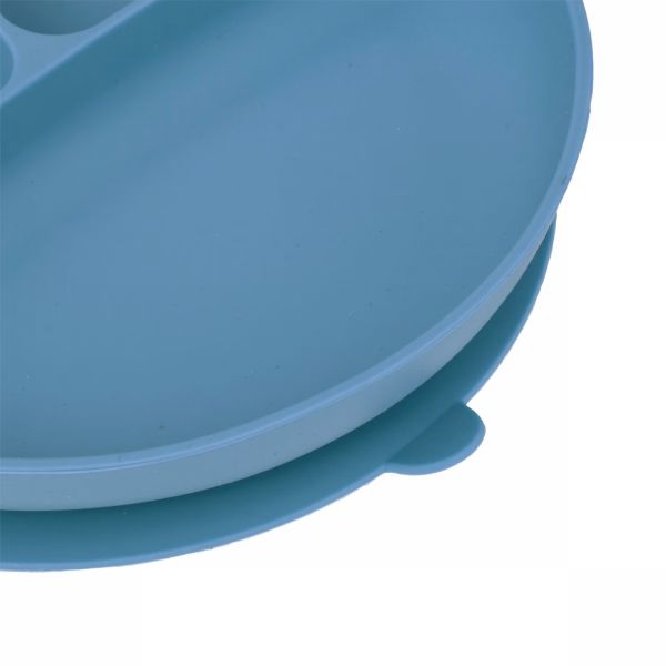 Coffret repas 4 pièces silicone Bleu