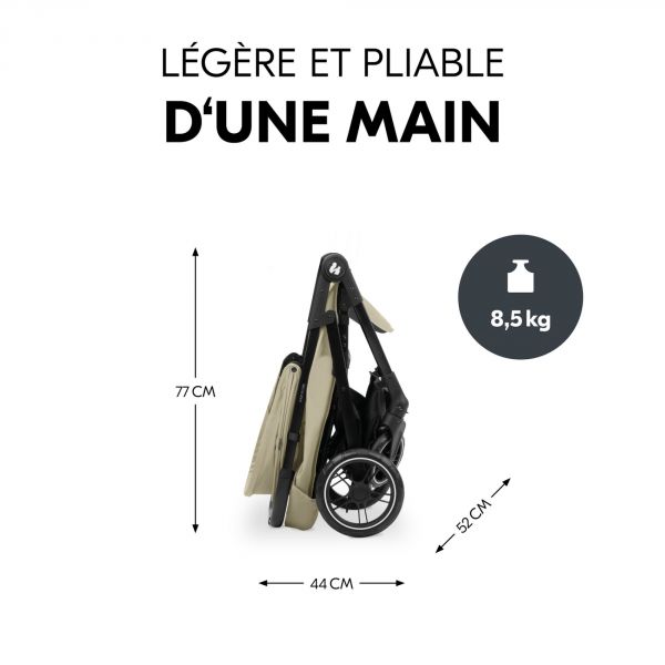 Poussette 4 roues Shop N Care Olive
