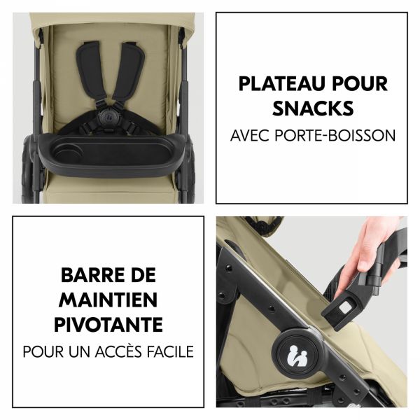 Poussette duo Shop N Care Travel Set Olive