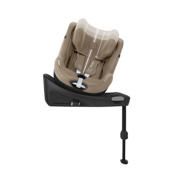 Siège auto Sirona Gi i-Size Tissu Plus Almond Beige avec base intégrée