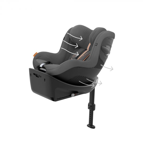 Siège auto Sirona G i-Size Tissu Plus Lava Grey