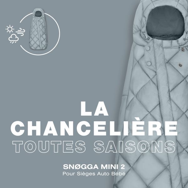 Chancelière universelle siège auto Snogga Mini 2 Seashell Beige