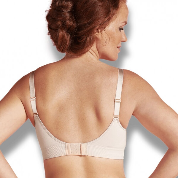 Soutien gorge allaitement sans armature beige taille L