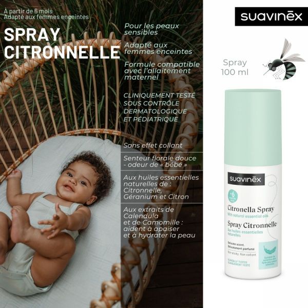 Spray à la citronnelle 100ml