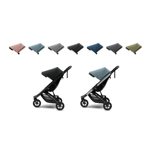 Canopy pour poussette Spring - Grey Melange