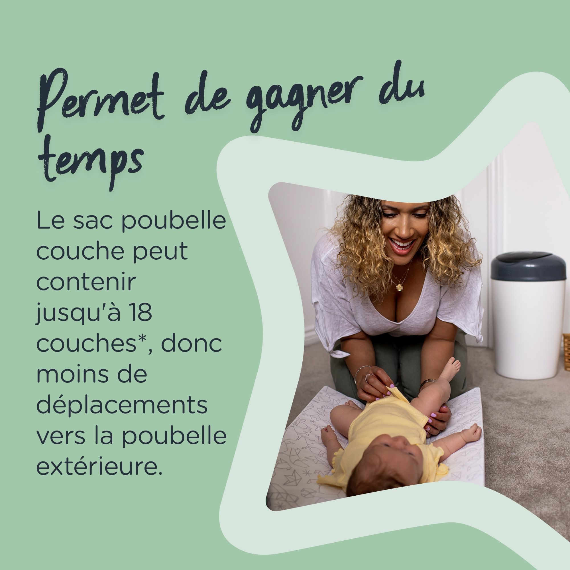 Tommee tippee - starter pack - poubelle a couche + 12 recharges - twist and  click sangenic tec - blanc TOMMEE TIPPEE TOM5010415510051 Pas Cher 