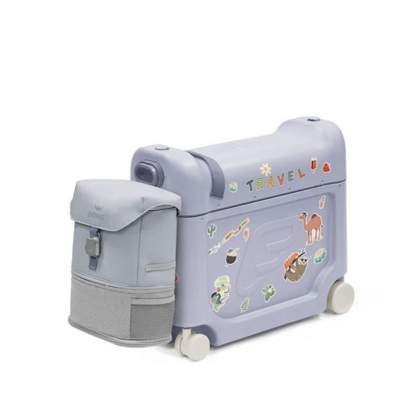 Pack JetKids sac à dos pour enfant + valise BedBox 2.0 Arctic blue