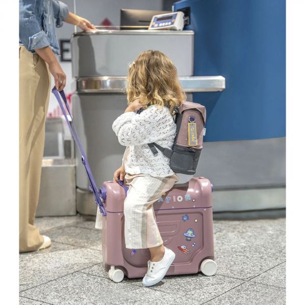 Pack JetKids sac à dos enfant + valise BedBox 2.0 Hazy lilac