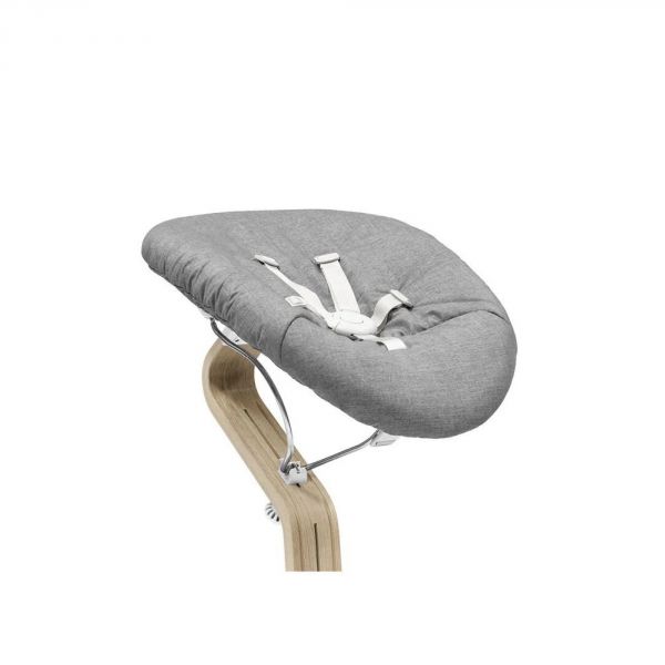 Newborn set pour chaise haute Nomi - White grey sand