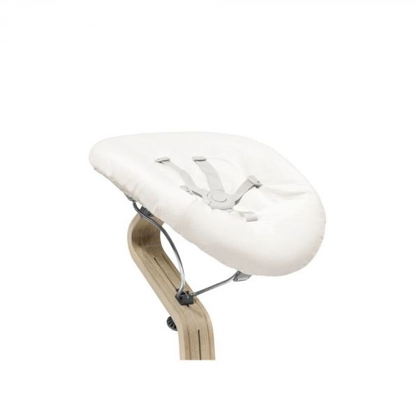 Newborn set pour chaise haute Nomi - White grey sand