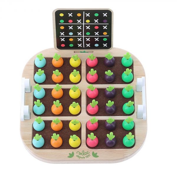 Jeu de Sudoku pour enfant - Jour de récolte Légumes