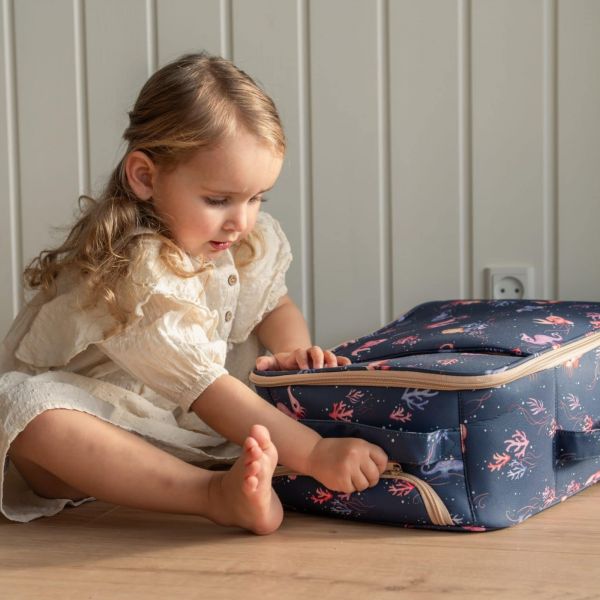 Valise enfant in recycled RPET - Rainbow Reef