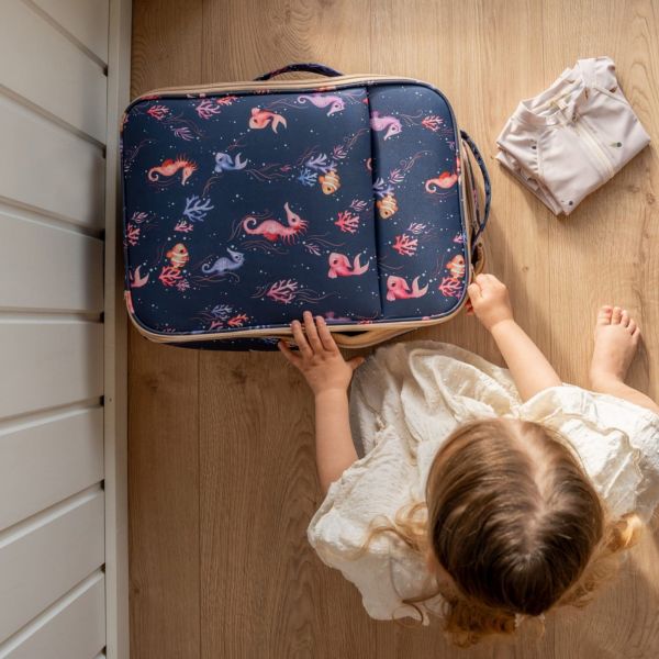 Valise enfant in recycled RPET - Rainbow Reef