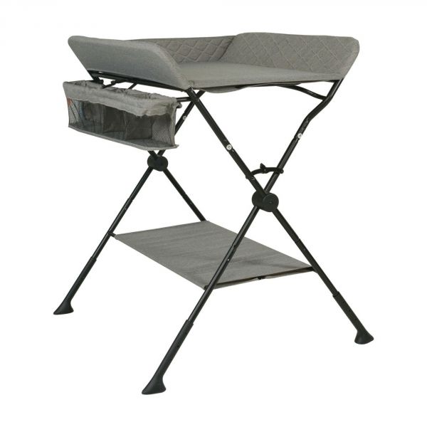 Table a langer pliante ELIOS avec baignoire ergonomique 2 en 1 - Matiere  PVC - Etoile grise - BABYLAND / made in Italia - ADMI