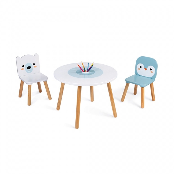 Ensemble banquise table et chaises enfant + puzzle