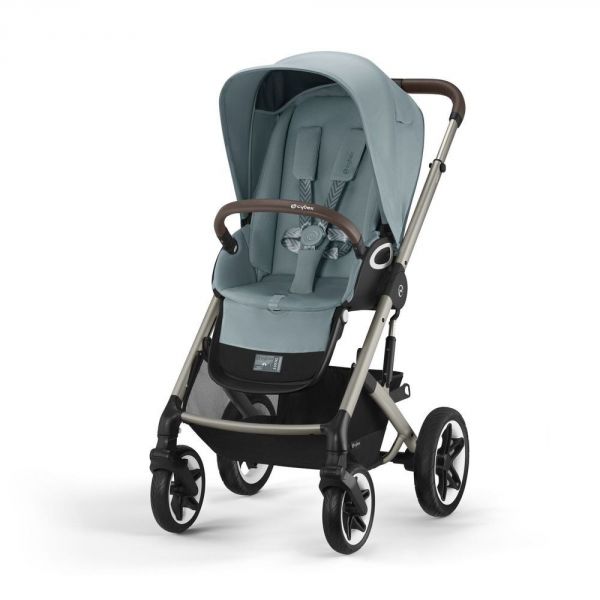 Poussette Talos S Lux 2 Sky Blue châssis Taupe