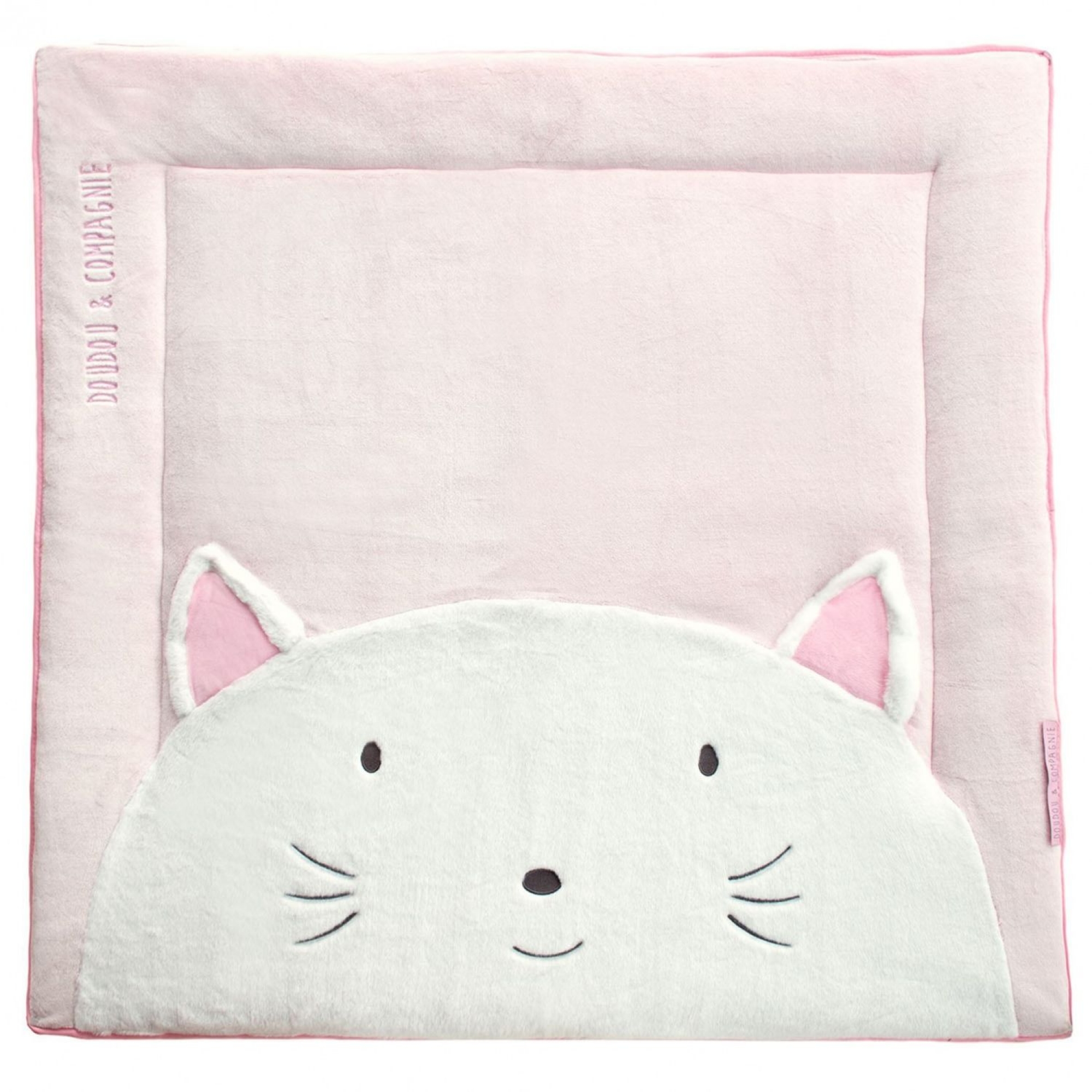 Doudou Et Compagnie Tapis De Chambre Tapidou Chat Rose Made In Bebe