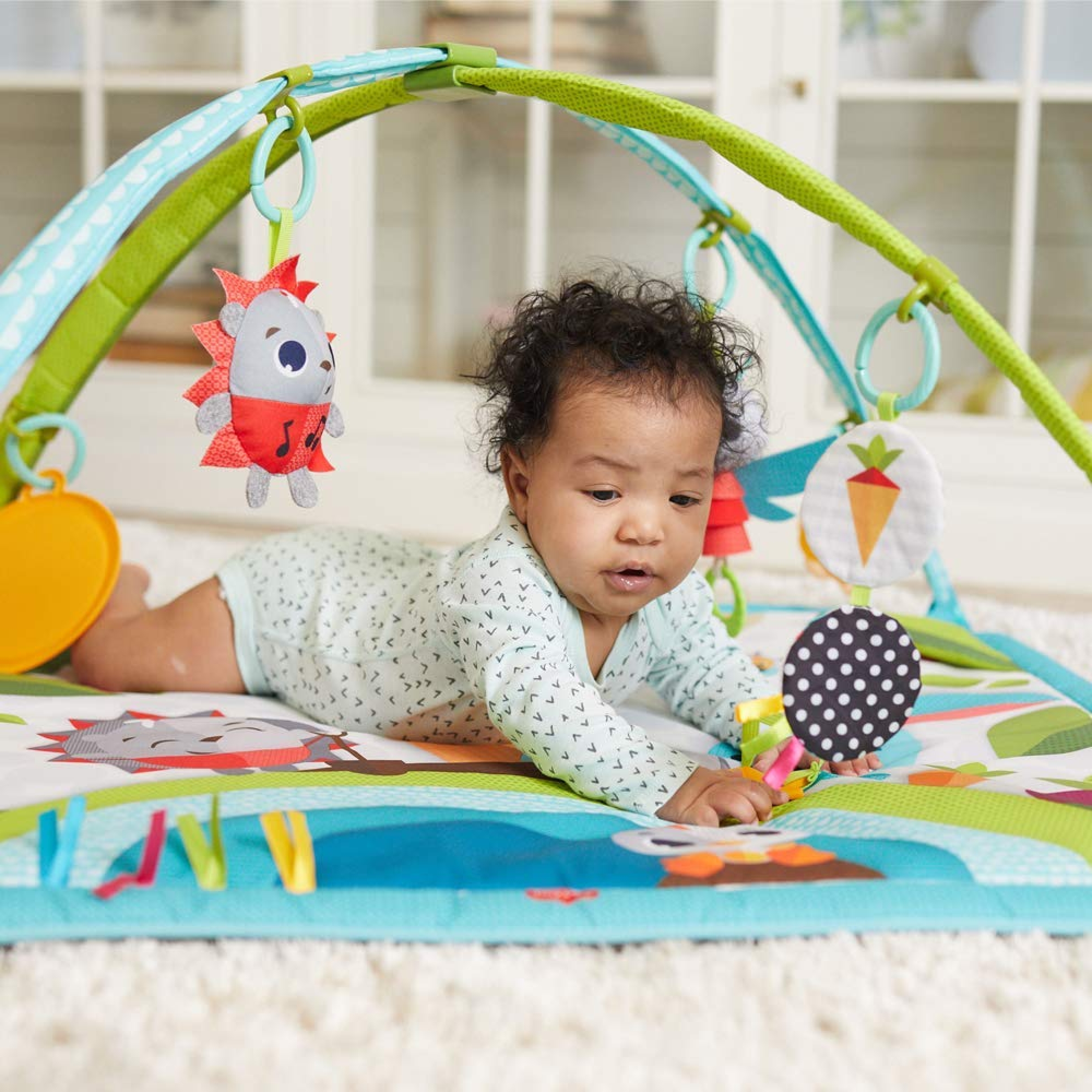 Tapis d'éveil réversible SUNNY - Rouler & Bouler - Le tapis d'éveil et de  motricité pour bébé