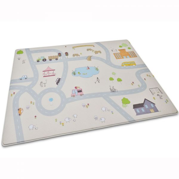 Tapis de jeu lavable en vinyle - Sur la route