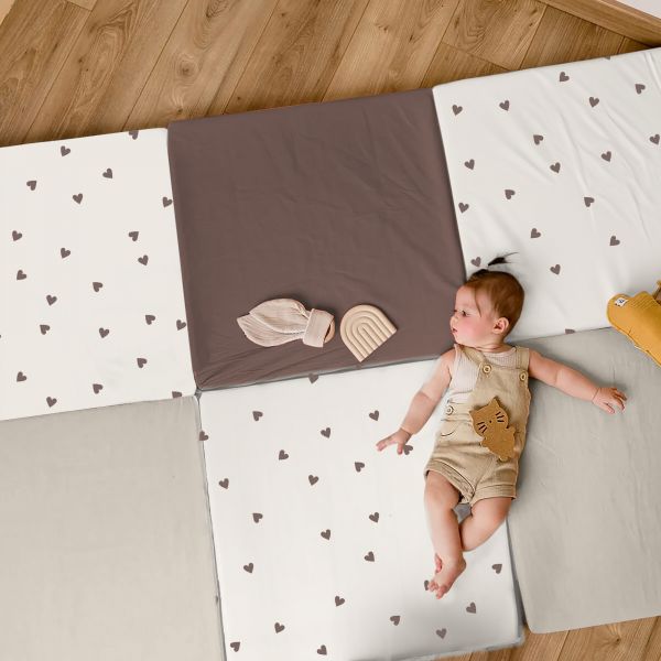 Tapis de motricité XL Little Coeur