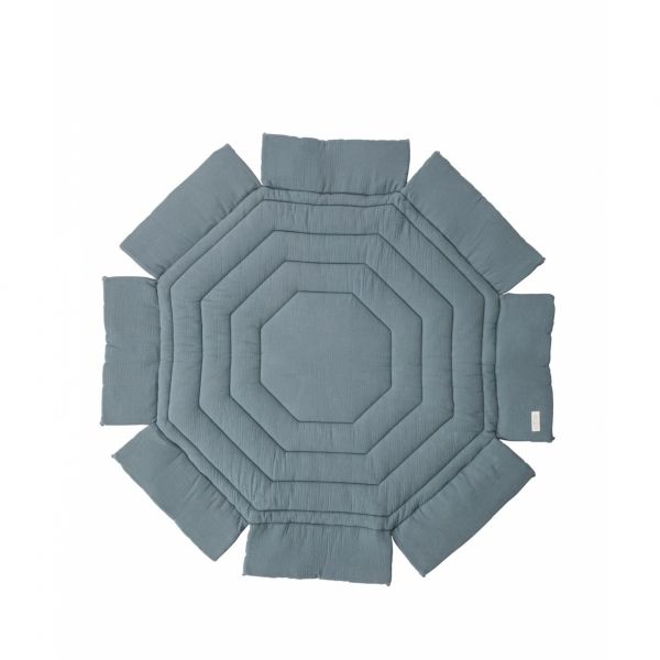 Tapis de parc octogonal Gris ardoise