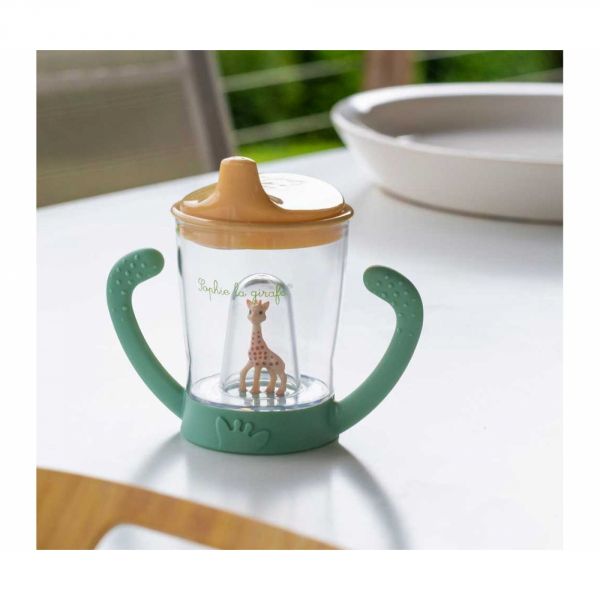 Tasse anti-fuite mascotte Pastel Sophie la girafe