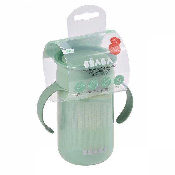 Tasse d'apprentissage 360° Sage green