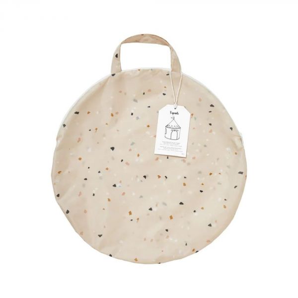 Tente en tissu enfant Terrazzo crème